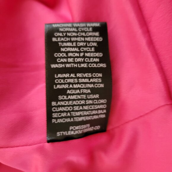 Dakota Blue Pink Open Front Blazer – Size XL – Classic & Chic - Picture 4 of 5